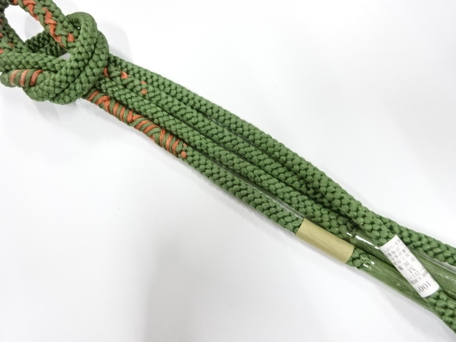 JAPANESE HAND-TIED OBIJIME CORD / UNUSED / SILK